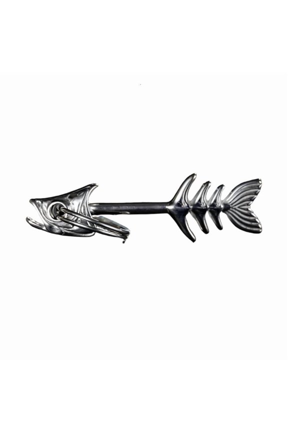 Unique Fishbone Key Holder Detachable Retro Styles Keychain Alloy Metal Keyring For Daily Use Gift