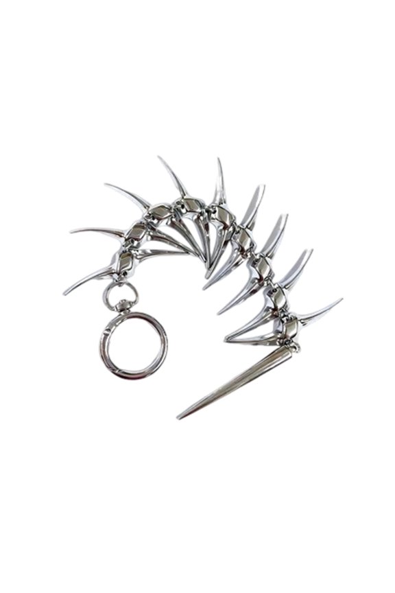 Unique Fishbone Key Holder For Streetwear Outfits As Waistband Or Backpack Clip