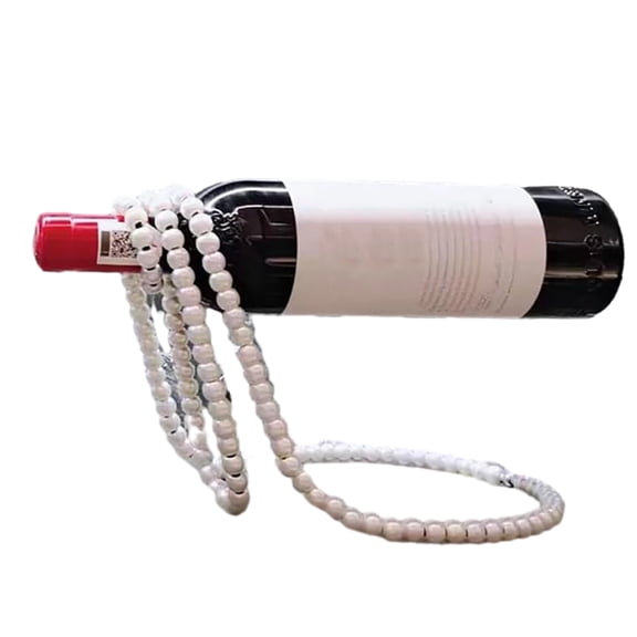 Unique Floating Wine Bottle Display Rack Convenient Floating Wine Holder Stylish Storage for Wine Enthusiasts