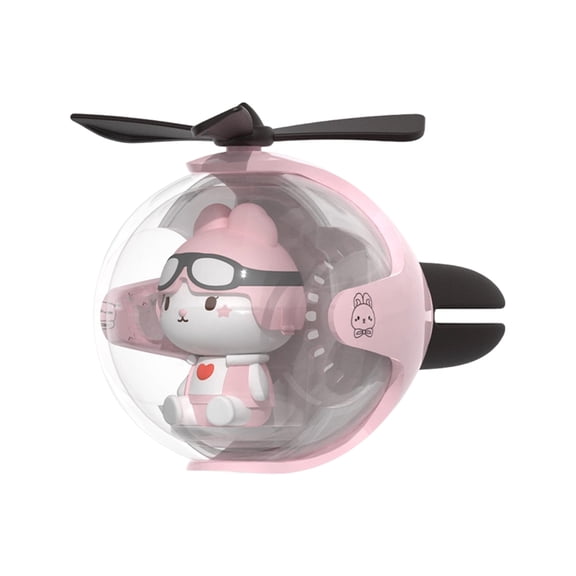Unique Flying Shape Car Air Freshener with Rotating Propeller Vent Clip Mount For Eliminating Odors In Vehicles