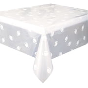 Unique Football Clear Plastic Tablecover (1ct)