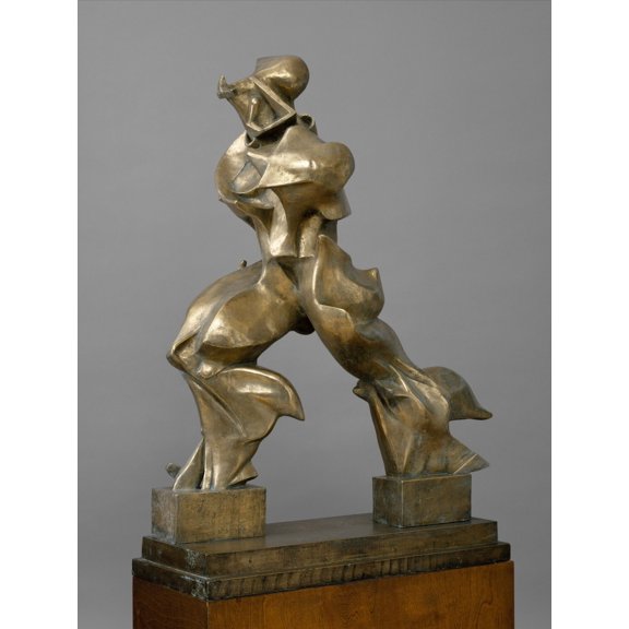 Unique Forms Of Continuity In Space Fine Art (18 x 24)