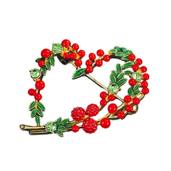 Unique Fruit Brooch Pin Elegant Brooch Colorful Brooch Stylish Suit Accessories Suitable for Love Party or Office