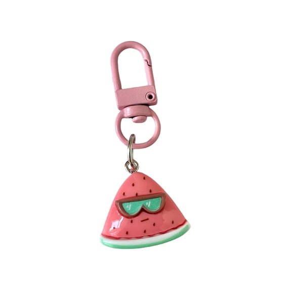 Unique Fruit Keychain Fashion Pendant Fruit Key Pendant Plastic/Resin Texture for Woman Girls Fashion Lover Present