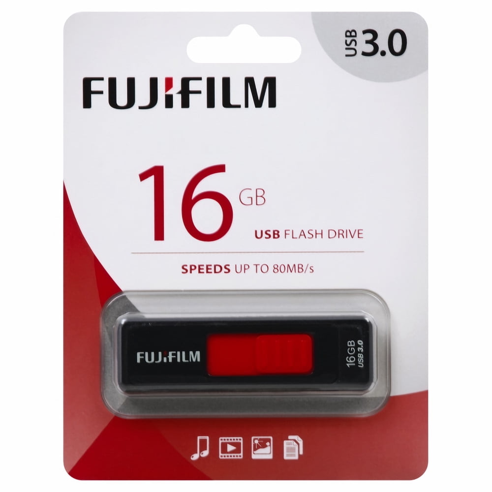 Unique Fujifilm 16GB Capless Slider USB 3.0 Flash Drive (Pack of 11)