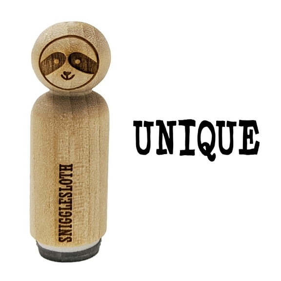Unique Fun Text Rubber Stamp for Scrapbooking Crafting Stamping - Large 1-1/4 Inch