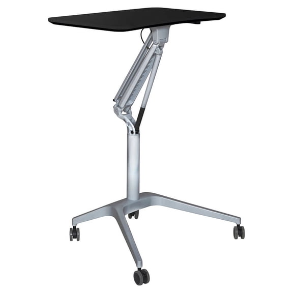 Unique Furniture 28" Height Adjustable Stand Up Laptop Table in Black