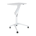 thumbnail image 1 of Unique Furniture 28" Height Adjustable Stand Up Laptop Table in White, 1 of 6
