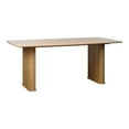 thumbnail image 1 of Unique Furniture Nola 75"W Oak Wood Rectangular Dining Table in Natural Oak, 1 of 4