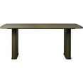 thumbnail image 1 of Unique Furniture Nola 75"W Oak Wood Rectangular Dining Table in Smoked Oak, 1 of 3
