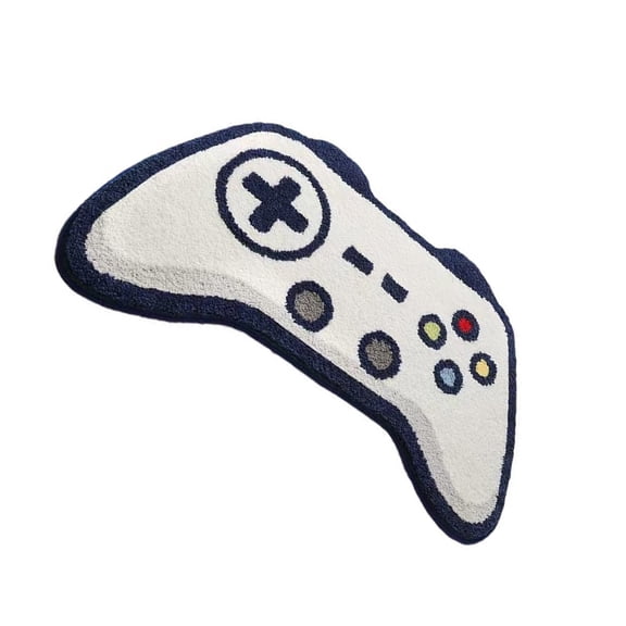 Unique Gamepad Bath Rug Furry Rug NonSlip Mat for Bathroom Decors Cool Gamepad Bath Mat