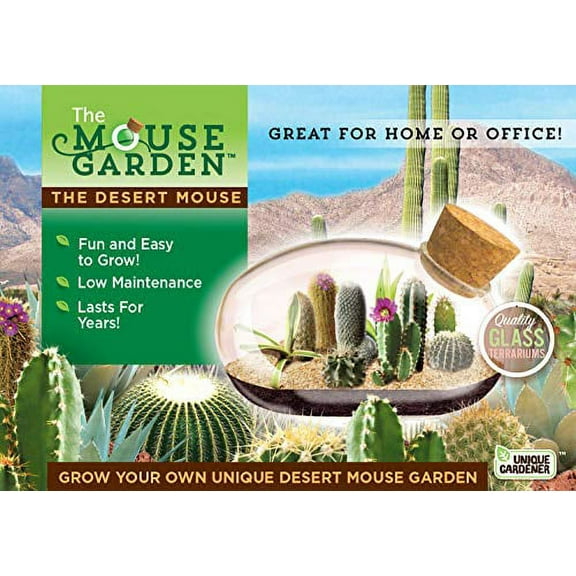 Unique Gardener - The Desert Mouse - Indoor Micro-Gardening Kit