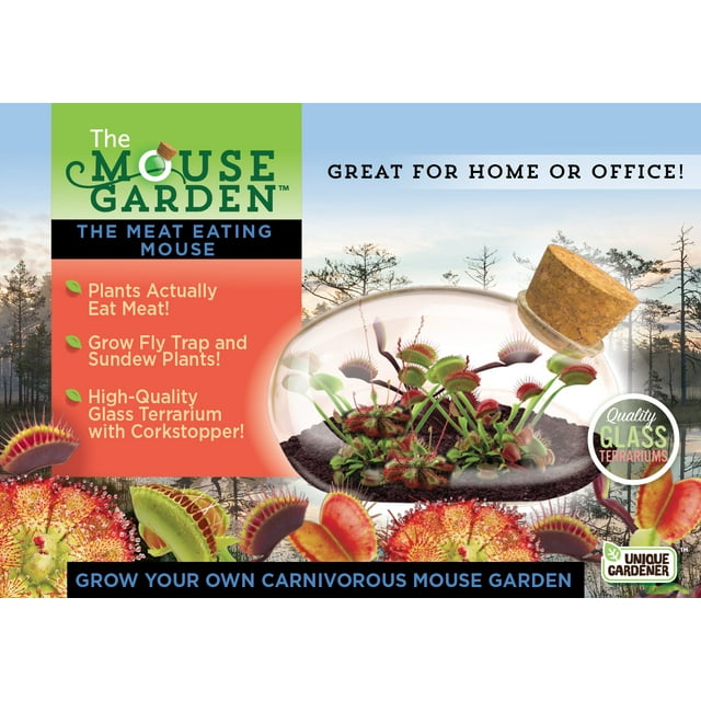 Unique Gardener - The Meat Eating Mouse - Indoor Micro-Gardening Kit