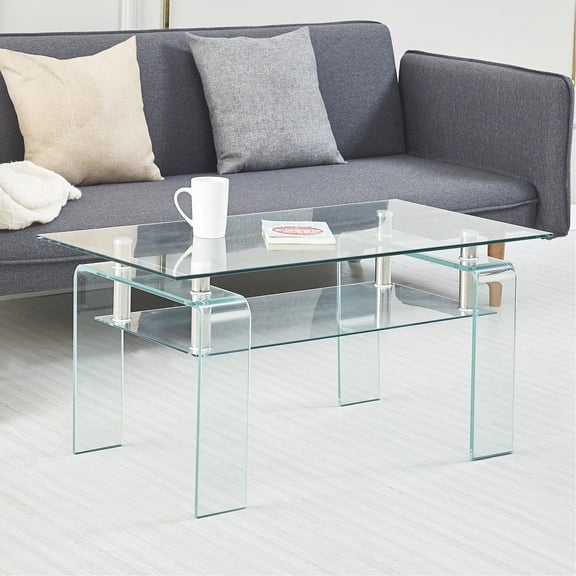 Unique Geometric Glass Design / Suitable for Multiple Rooms / Durable & Easy to Assemble