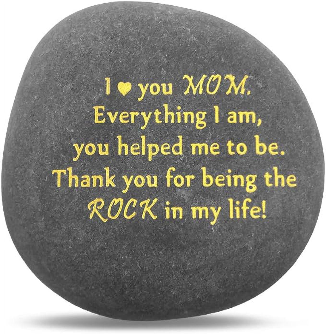 Valentines Day Gifts for Mom, Gifts for Mom, Birthday Gifts for Mom from  Daughter or Son, Mom Birthday Gifts, Engraved Rock, Unique Gifts Idea and