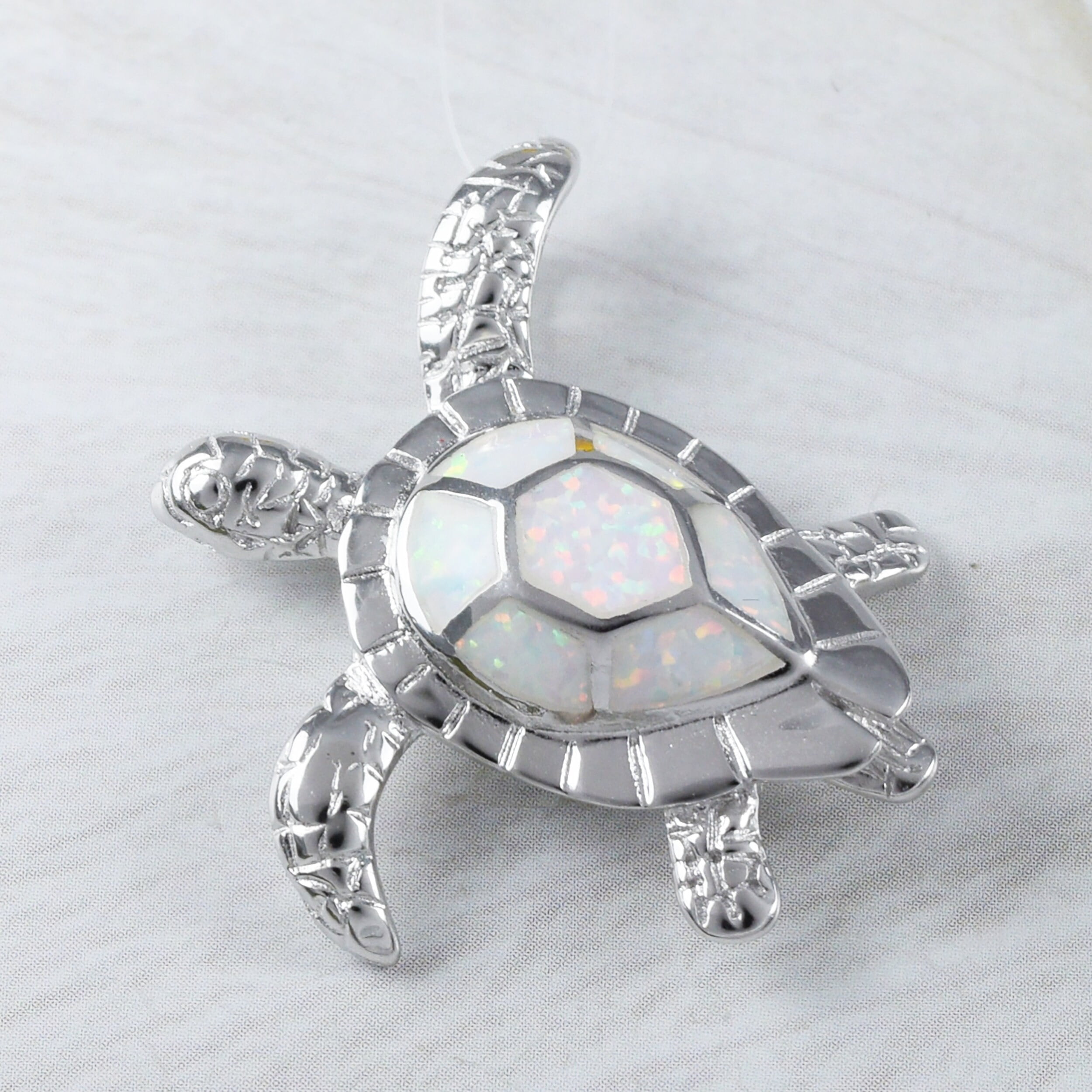 Beautiful Hawaiian Dolphin Necklace & Earring Matching Set, Sterling