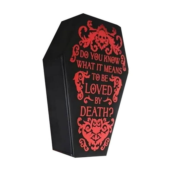 Unique Gothic Coffin Jewelry Case Elegant Gothic Jewelry Display Case Storage Box For Rings And Small Accessories