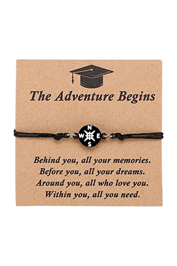 Unique Grad Cap Box 2026 Graduation Gifts, for Her/Him - Adjustable Unisex Bracelet for Primary/Middle/High Campus/College Grads