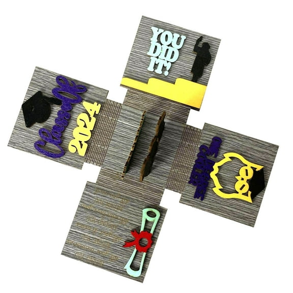 Unique Graduation Gift, Personalized Explosion Box Present for Graduation Season