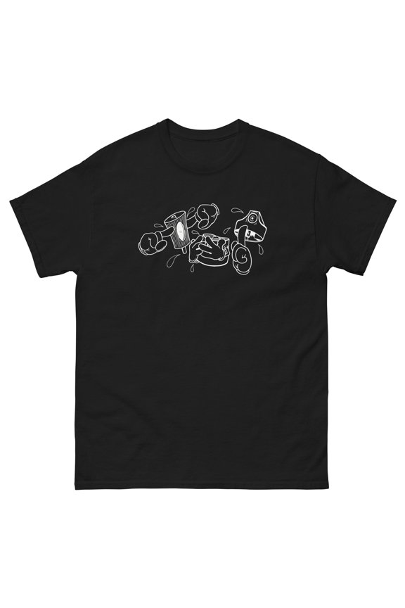 Unique Graffiti Design T-Shirt - A Statement Piece for Street Style Lovers