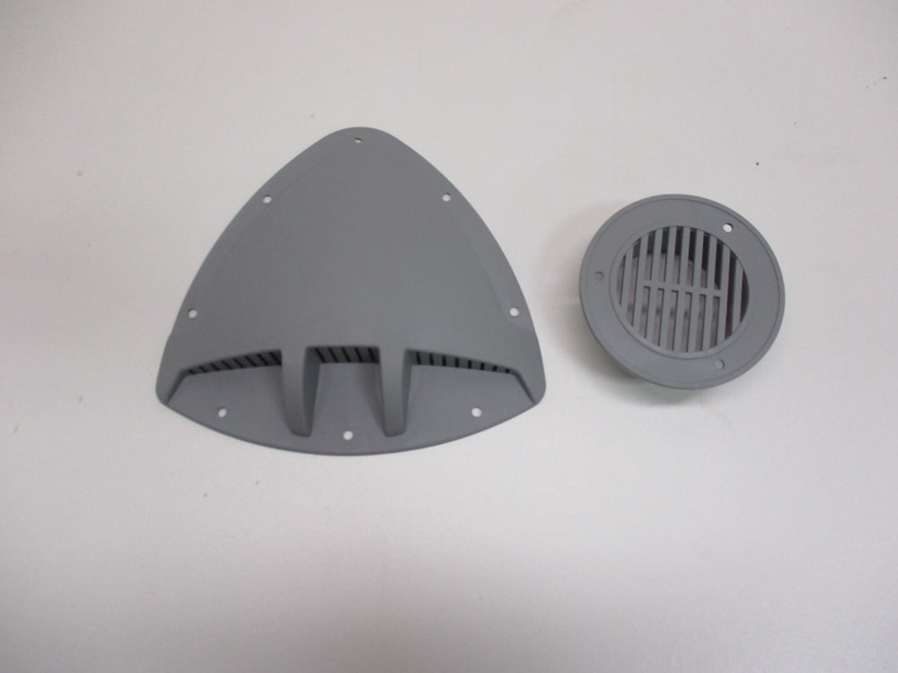 Unique Gray Aero Design RV ATV Cycle Truck Cargo Work Trailer Side Air