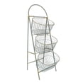 thumbnail image 1 of Unique Gray Color Basket With Three Tier Design, 1 of 1