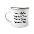thumbnail image 1 of Unique Great Pyrenees Dog 12oz Camper Mug, I'm Not a Regular Dad. I'm a Great Pyrenees, Present For Pet Lovers, Inspire Gifts From Friends, 1 of 2