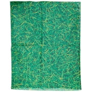 UNIQUE INDUSTRIES Unique Green Grass Plastic Tablecloth, 108" x 54" -