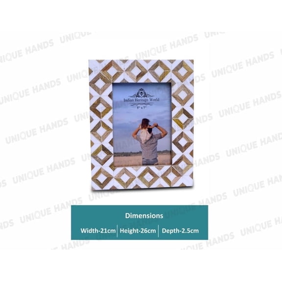 Unique Hands 1-Opening 5 x 7 Antique Picture Frames, 1 Count