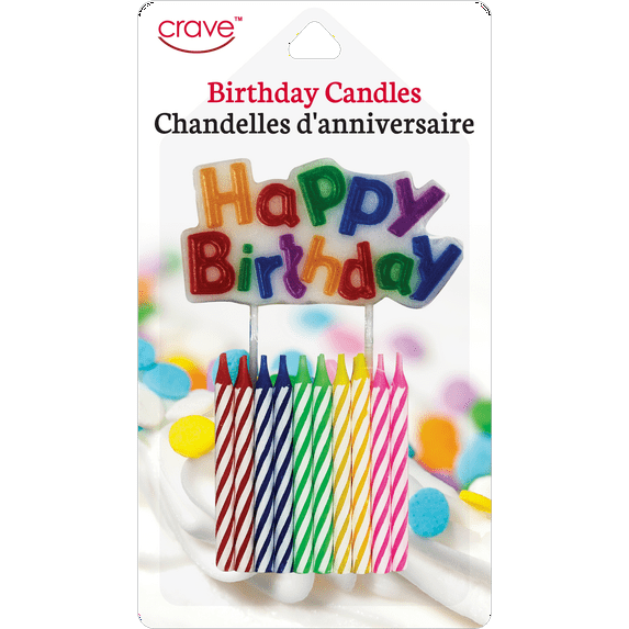 Birthday Spiral Candle 21 Count