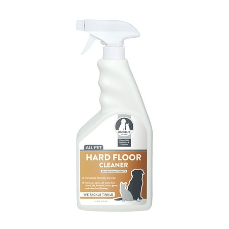 Unique Hard Floor Cleaner, Dog and Cat Urine Remover Spray (24 oz)