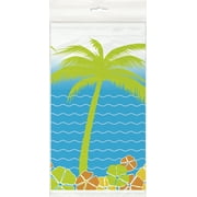 Unique Hawaiian Paradise Island Luau Party Plastic 84 Plastic Tablecover