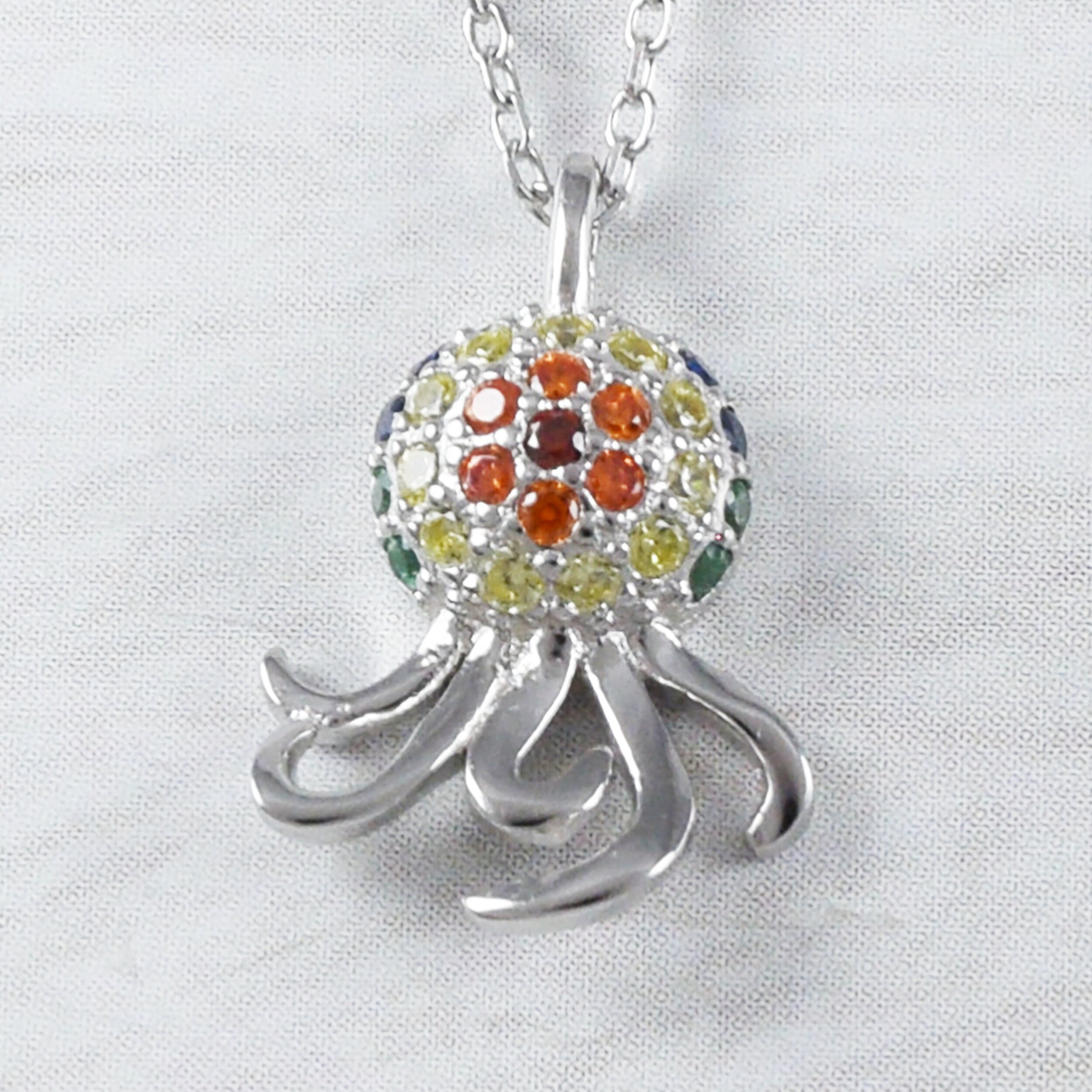 Beautiful Hawaiian Dolphin Necklace & Earring Matching Set, Sterling