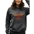 thumbnail image 1 of Unique Holiday Thanksgiving Hoodie for Men Women, Funny Turkey Graphic Pullover Hooded Sweatshirt, Cozy Cotton Poly Blend, Holiday Fall Outfit, 1 of 5