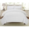 thumbnail image 1 of Unique Home Alternative Goose Down Clearance Comforter Soft Premium Color Duvet Covers Comforter Set (King, White), 1 of 1