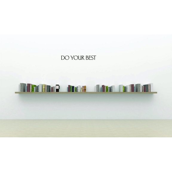 Unique Home Wall Stickers Do Your school School Decal Décor for Bedroom Living Room Nursery - Size: 8 In x 32 In
