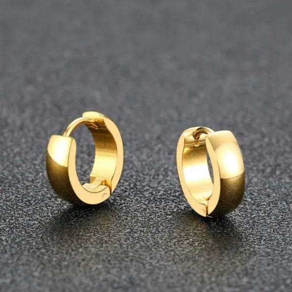 Unique Hoop Earrings for Male 316L Stainless Steel Men's Ear Buckle Jewelry Gift