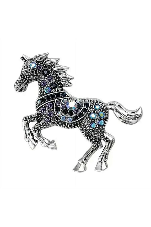 Unique Horse Brooch Animal Horse Brooches Lapel Pin Casual Party Accessories for Daily Wear, New Year