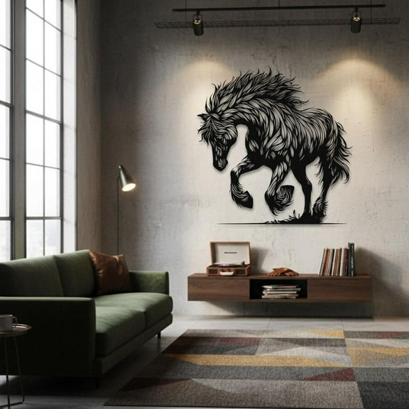 Unique Horse Metal Wall Art