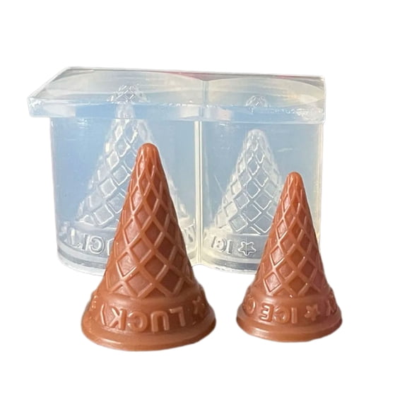 Unique Ice Cream Cones Shaped Mold Doll House Toy Mould Epoxy Resin Miniature Moulds Jewelry Supplies