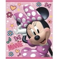 thumbnail image 1 of Unique Iconic Minnie Mouse Plastic Loot Bags, 11" x 7.5", 8 Pcs, Pink, 1 of 2