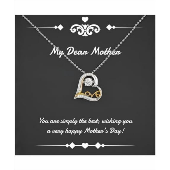 Unique Idea Mother Gifts, You are simply the best, wishing you a!, Cool Love Dancing Necklace For Mom, Jewelry From Son Daughter, Mothers birthday gift ideas, Unique mothers birthday gifts, Best