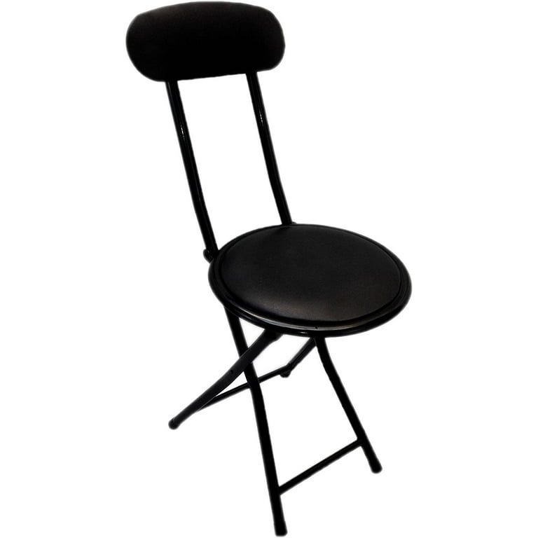 Small black cheap folding chair
