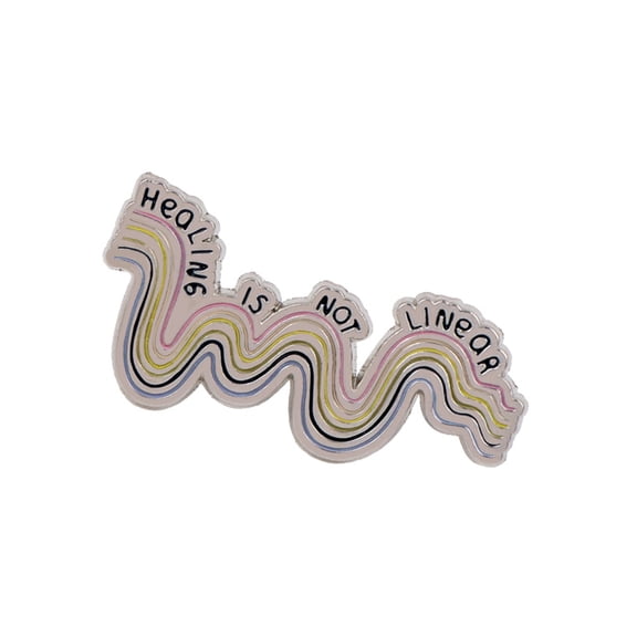 Unique Individualized Gift Zinc Alloy Pin With Creative Quotes For Friends And Family