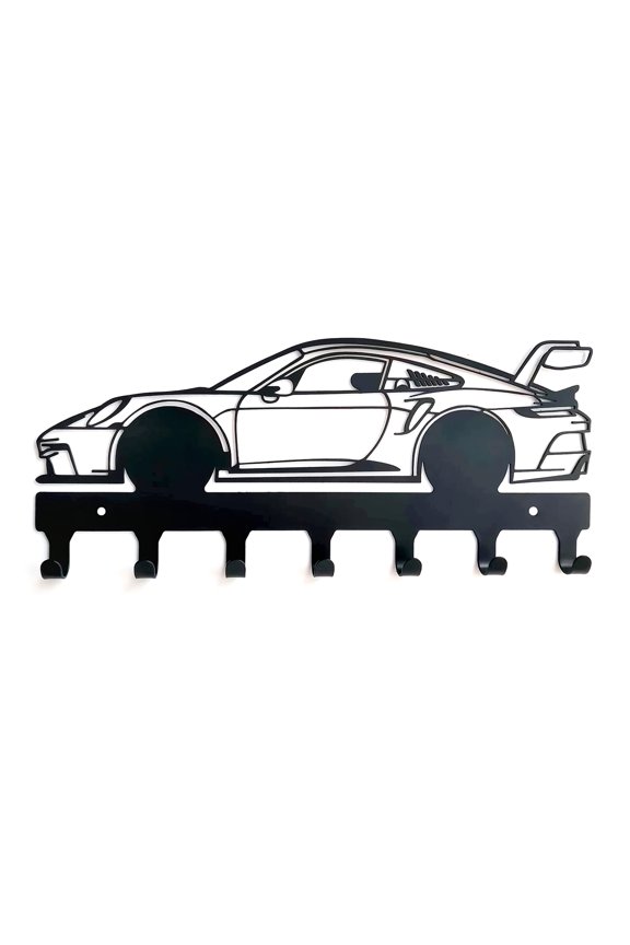 Unique Industrial Metal Key Holder Contemporary Keychain Multifunctional Key Hook for Car Enthusiasts & loves
