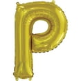 thumbnail image 1 of Unique Industries 14" Gold Solid Print Birthday Balloon, 1 of 2
