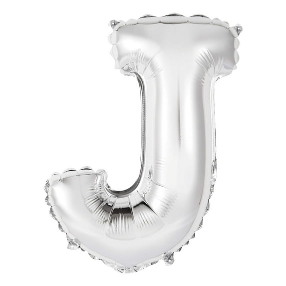 Unique Industries 14" Silver Solid Print Birthday Balloon