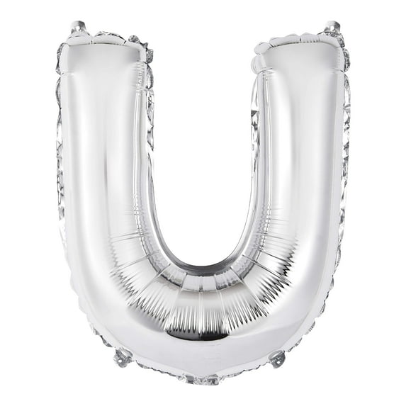 Unique Industries 14" Silver Solid Print Birthday Balloon