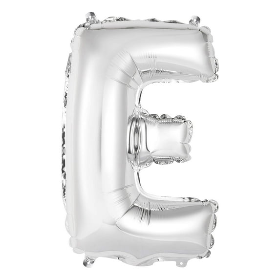 Unique Industries 14" Silver Solid Print Birthday Balloon