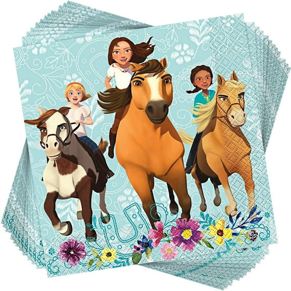 Spirit Riding Free Luncheon Napkins [16 per Pack]